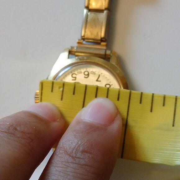 Vtg Montreluxe Women's Gold Tone Lifetime Main Spring Wind Up Watch Japan Movt - Picture 11 of 16